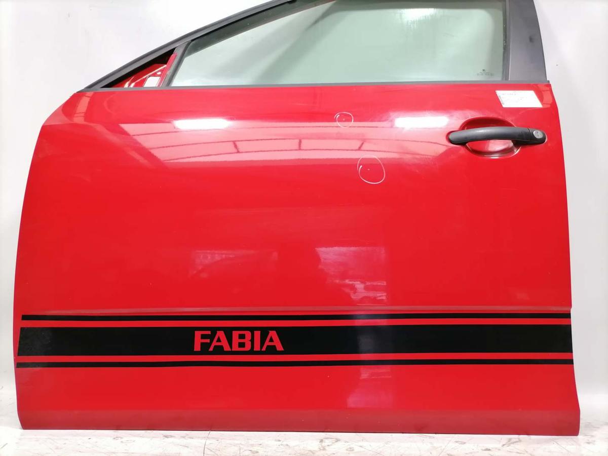 Skoda Fabia 2 5J original T&uuml;r vorn links Coridarot LF3K Bj.2012